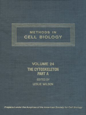 cover image of The Cytoskeleton, Part A